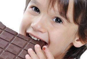 Cioccolato e caffeina quanto darne ai bambini