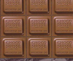 francobolli cioccolato