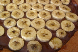 crostata banana cioccolato